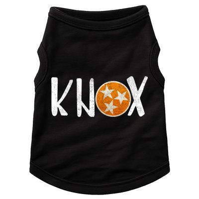 Knox Vintage Distressed Knoxville Tennessee Fan Football Doggie Tank