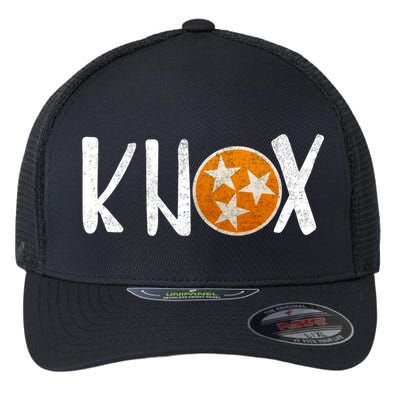 Knox Vintage Distressed Knoxville Tennessee Fan Football Flexfit Unipanel Trucker Cap
