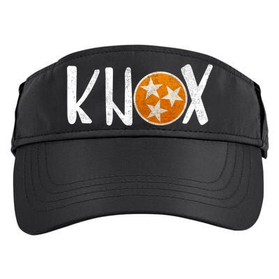 Knox Vintage Distressed Knoxville Tennessee Fan Football Adult Drive Performance Visor