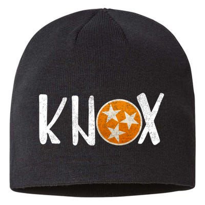 Knox Vintage Distressed Knoxville Tennessee Fan Football Sustainable Beanie