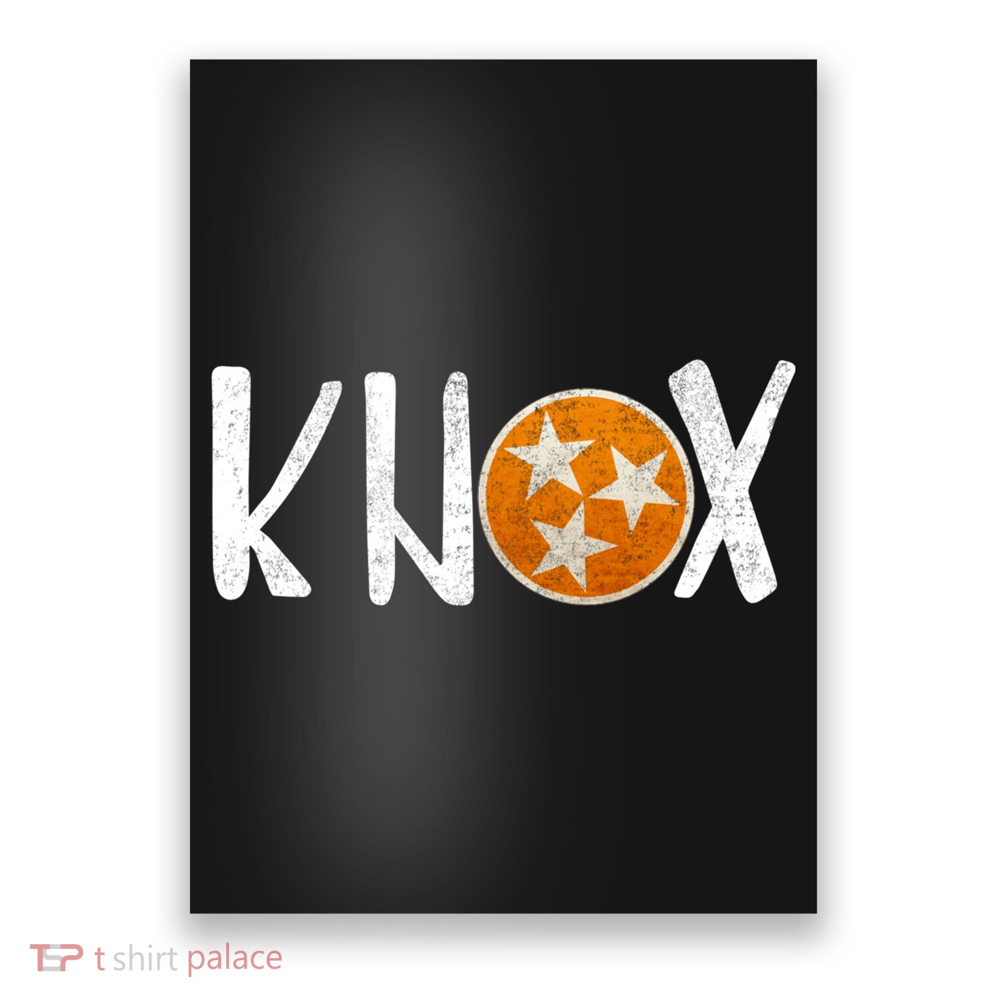 Knox Vintage Distressed Knoxville Tennessee Fan Football Poster