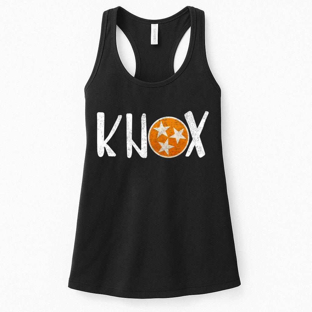 Knox Vintage Distressed Knoxville Tennessee Fan Football Womens Tank Top