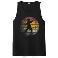 Karate Vintage Distressed Retro Silhouette 70s 80s PosiCharge Competitor Tank