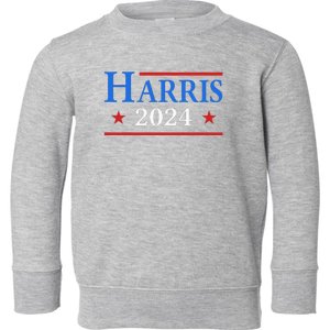 Kamala Vote For 2024 President Kamala Harris Toddler Sweatshirt