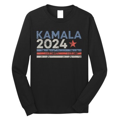 Kamala Vote For 2024 President Kamalaharris Gift Long Sleeve Shirt