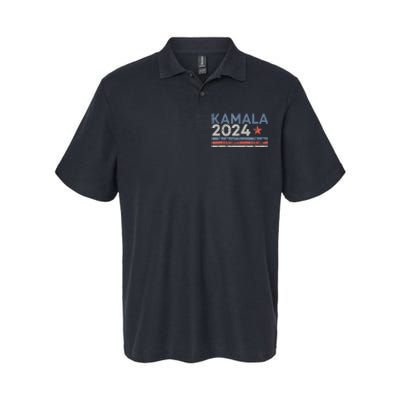 Kamala Vote For 2024 President Kamalaharris Gift Softstyle Adult Sport Polo