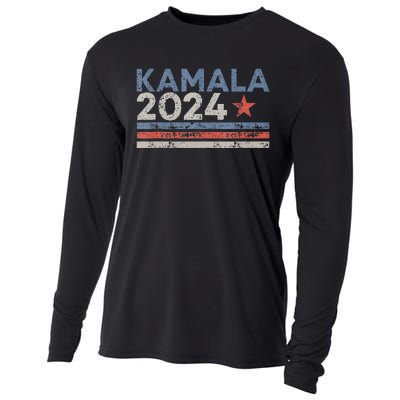 Kamala Vote For 2024 President Kamalaharris Gift Cooling Performance Long Sleeve Crew