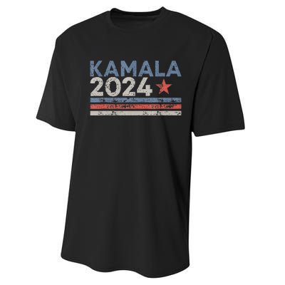 Kamala Vote For 2024 President Kamalaharris Gift Performance Sprint T-Shirt