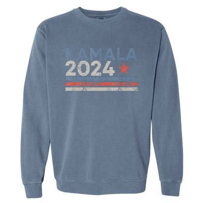 Kamala Vote For 2024 President Kamalaharris Gift Garment-Dyed Sweatshirt