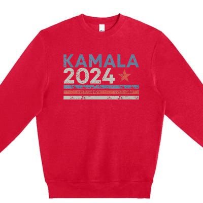 Kamala Vote For 2024 President Kamalaharris Gift Premium Crewneck Sweatshirt