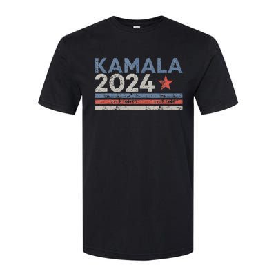 Kamala Vote For 2024 President Kamalaharris Gift Softstyle CVC T-Shirt