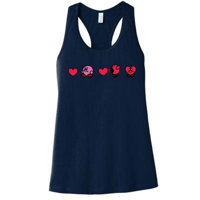 Kirby Valentine Funny Valentine Day Women's Racerback Tank