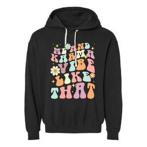 Karma Vibes Groovy Connection Garment-Dyed Fleece Hoodie