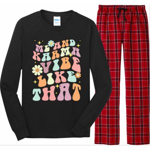 Karma Vibes Groovy Connection Long Sleeve Pajama Set