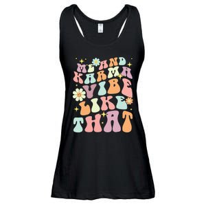 Karma Vibes Groovy Connection Ladies Essential Flowy Tank