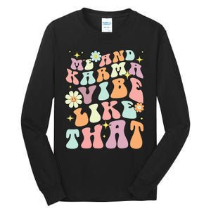 Karma Vibes Groovy Connection Tall Long Sleeve T-Shirt