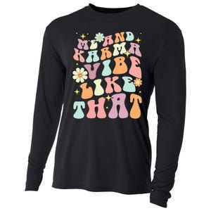 Karma Vibes Groovy Connection Cooling Performance Long Sleeve Crew