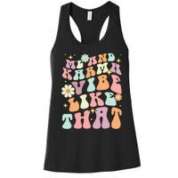 Karma Vibes Groovy Connection Women's Racerback Tank