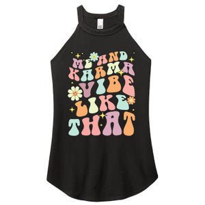 Karma Vibes Groovy Connection Women's Perfect Tri Rocker Tank