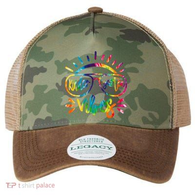Kindergarten Vibes Hello Kindergarten Team Kindergarten Gift Legacy Tie Dye Trucker Hat