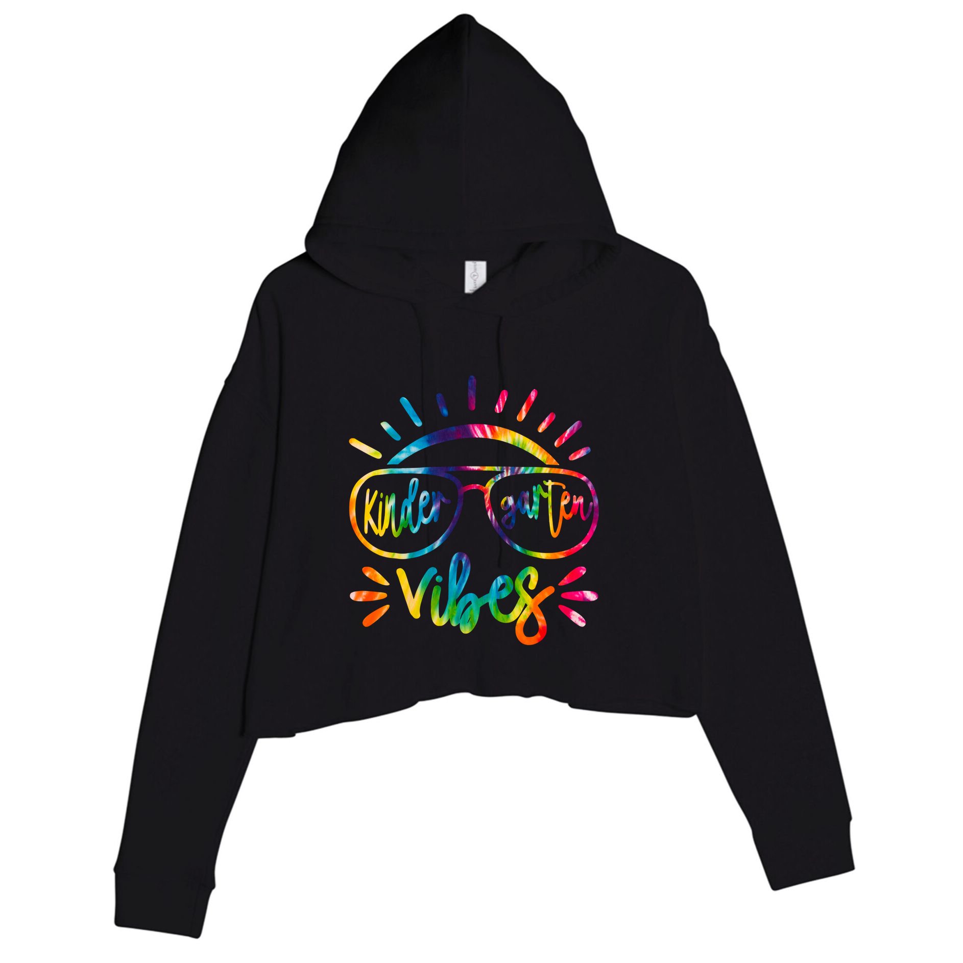 Kindergarten Vibes Hello Kindergarten Team Kindergarten Gift Crop Fleece Hoodie