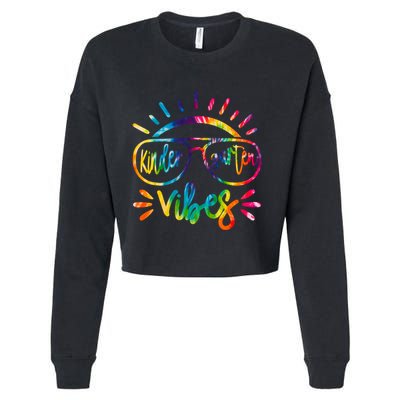 Kindergarten Vibes Hello Kindergarten Team Kindergarten Gift Cropped Pullover Crew
