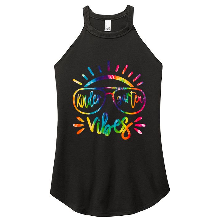 Kindergarten Vibes Hello Kindergarten Team Kindergarten Gift Women's Perfect Tri Rocker Tank