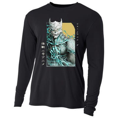 Kaiju Vintage Japanese Monster No. 8 Cooling Performance Long Sleeve Crew