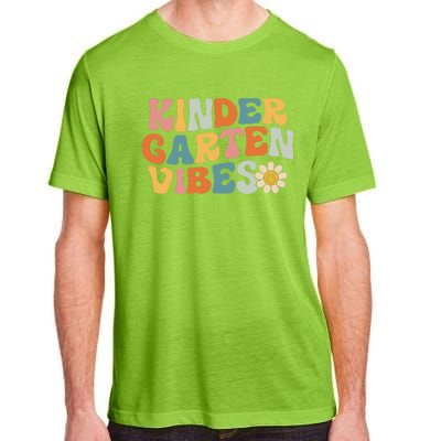 Kindergarten Vibes Kinder Crew Retro First Day Of School Adult ChromaSoft Performance T-Shirt