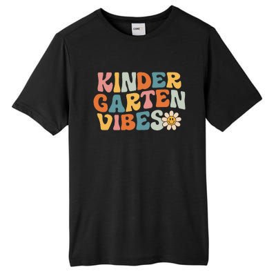 Kindergarten Vibes Kinder Crew Retro First Day Of School Tall Fusion ChromaSoft Performance T-Shirt