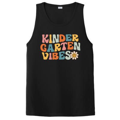 Kindergarten Vibes Kinder Crew Retro First Day Of School PosiCharge Competitor Tank