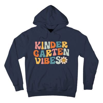 Kindergarten Vibes Kinder Crew Retro First Day Of School Tall Hoodie