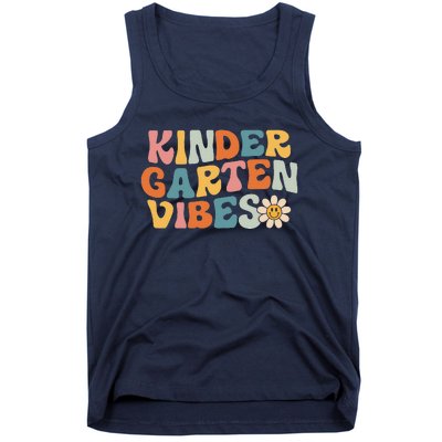 Kindergarten Vibes Kinder Crew Retro First Day Of School Tank Top