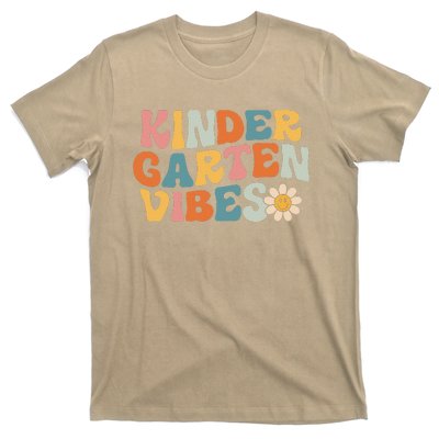 Kindergarten Vibes Kinder Crew Retro First Day Of School T-Shirt