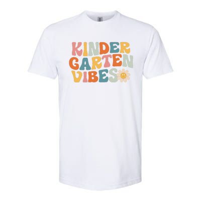 Kindergarten Vibes Kinder Crew Retro First Day Of School Softstyle CVC T-Shirt