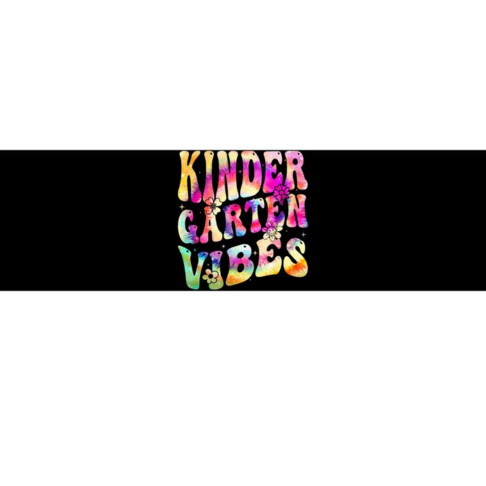 Kindergarten Vibes Kindergarten Team Back To School Bumper Sticker