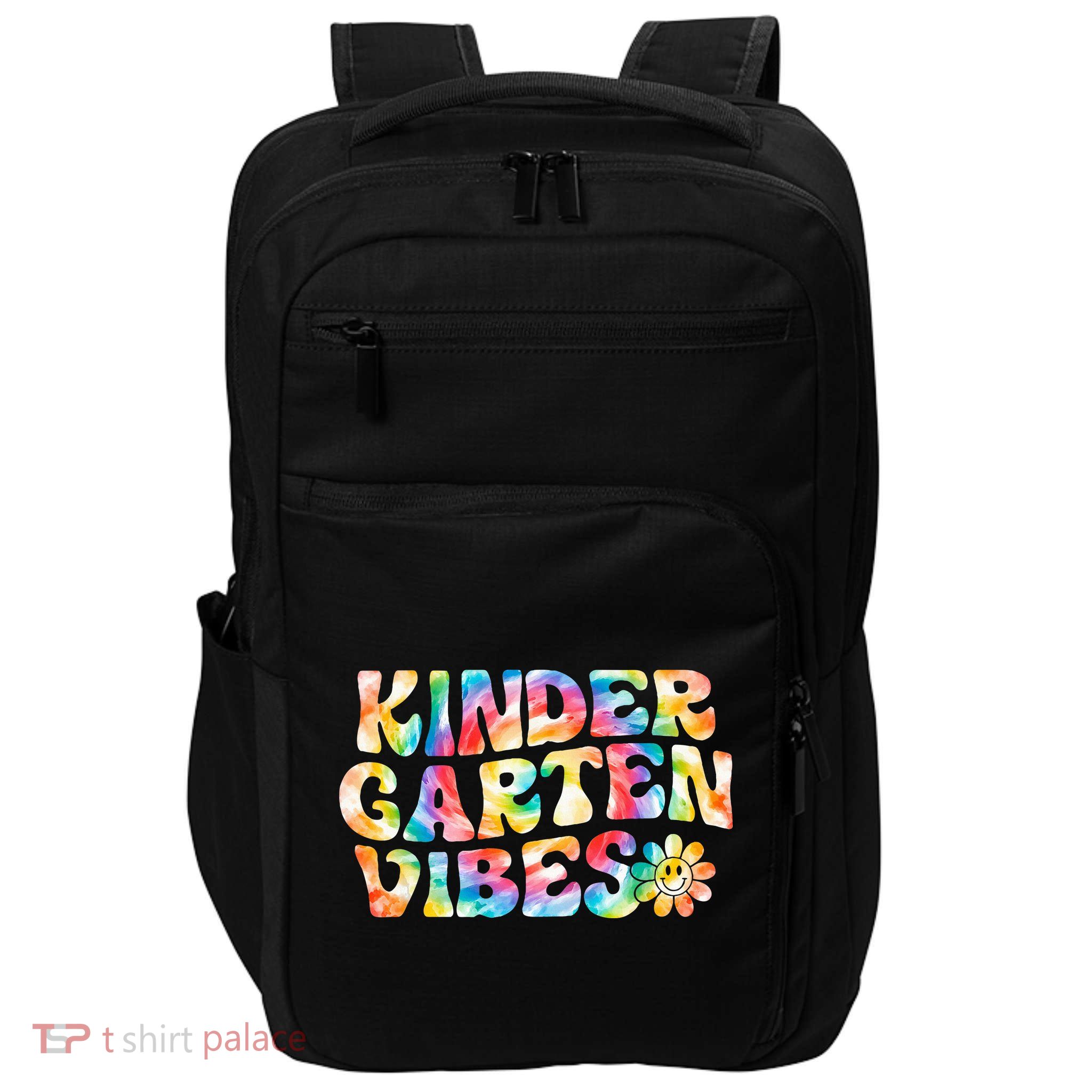 Kindergarten Vibes Kindergarten Team Teachers Impact Tech Backpack