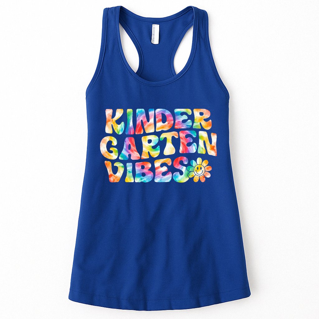 Kindergarten Vibes Kindergarten Team Teachers Womens Tank Top