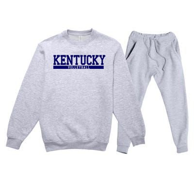 Kentucky Volleyball Premium Crewneck Sweatsuit Set