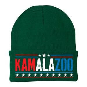 Kamalazoo Vote Kamala Harris 2024 Funny Political Sayings Knit Cap Winter Beanie