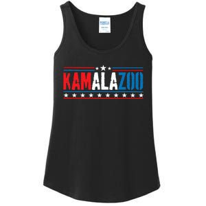 Kamalazoo Vote Kamala Harris 2024 Funny Political Sayings Ladies Essential Tank