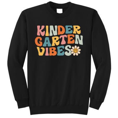 Kindergarten Vibes Kinder Crew Retro First Day Of School 23 Sweatshirt