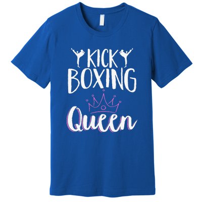 Kickboxing Vintage Kickboxing Queen Premium T-Shirt