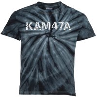 Kam47la Vintage Kamala Harris Election 47th President Kids Tie-Dye T-Shirt