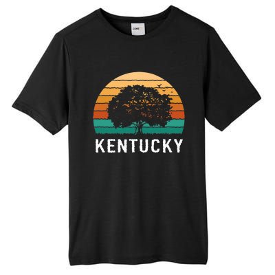 Kentucky Vintage Outdoors Tree Sunsent Souvenir Tall Fusion ChromaSoft Performance T-Shirt