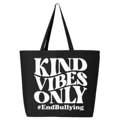 Kind Vibes Only Unity Day Orange Anti Bullying Awareness 25L Jumbo Tote