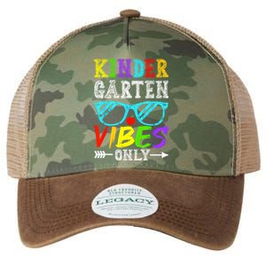 Kindergarten Vibes Only Back To School Cool Kids Teacher Legacy Tie Dye Trucker Hat