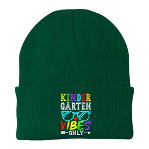 Kindergarten Vibes Only Back To School Cool Kids Teacher Knit Cap Winter Beanie