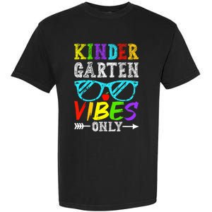 Kindergarten Vibes Only Back To School Cool Kids Teacher Garment-Dyed Heavyweight T-Shirt