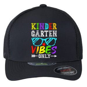 Kindergarten Vibes Only Back To School Cool Kids Teacher Flexfit Unipanel Trucker Cap